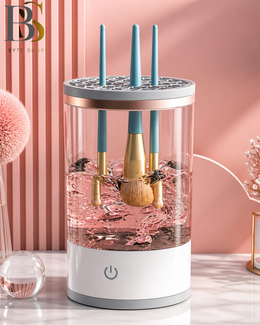 Limpiador De Brochas De Maquillaje Automatico