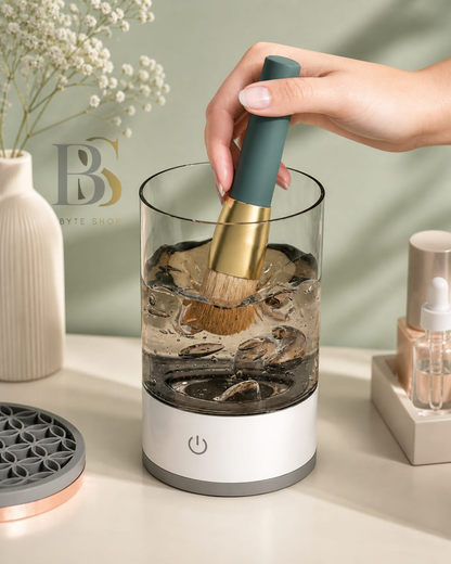 Limpiador De Brochas De Maquillaje Automatico