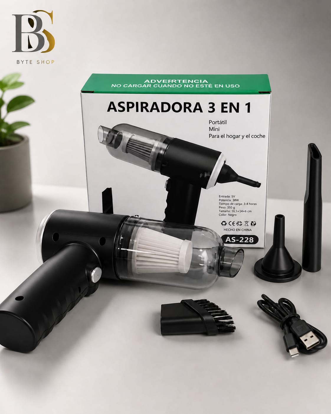 Aspiradora Portatil 3 En 1